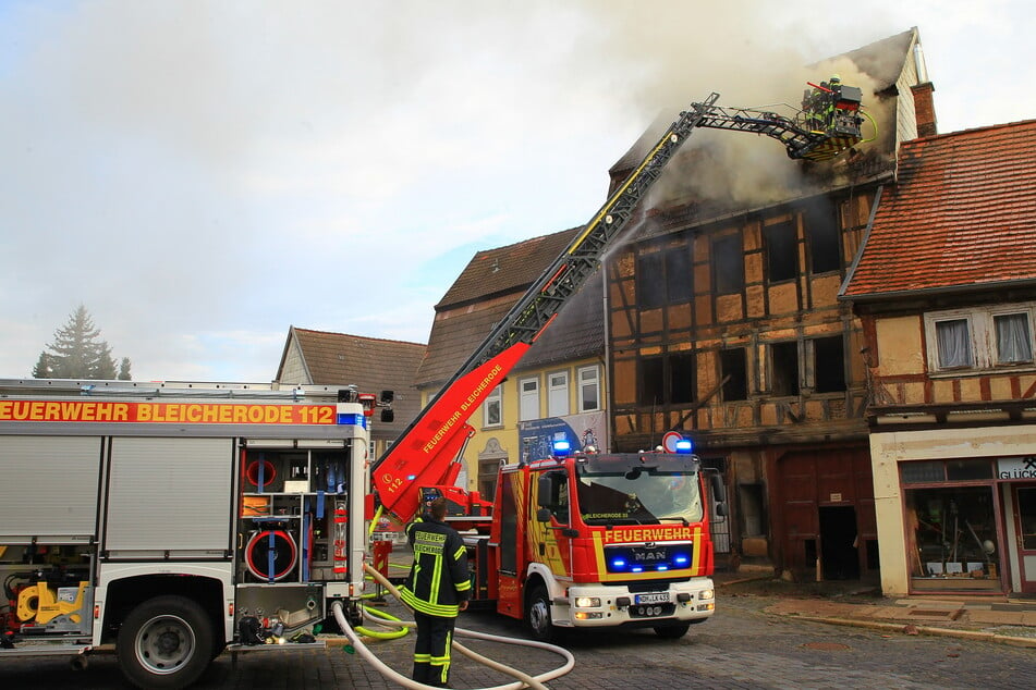 Die Feuerwehr konnte den Brand löschen.