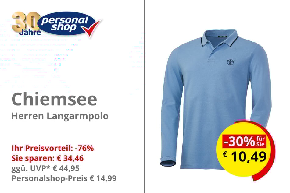 Chiemsee Herren Langarmpolo
