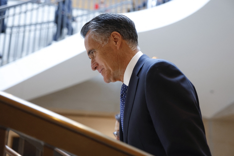 Utah's Mitt Romney and "a number" of his Republican colleagues walked out of a classified briefing when their demand that Ukraine aid be coupled with border security wasn't met.
