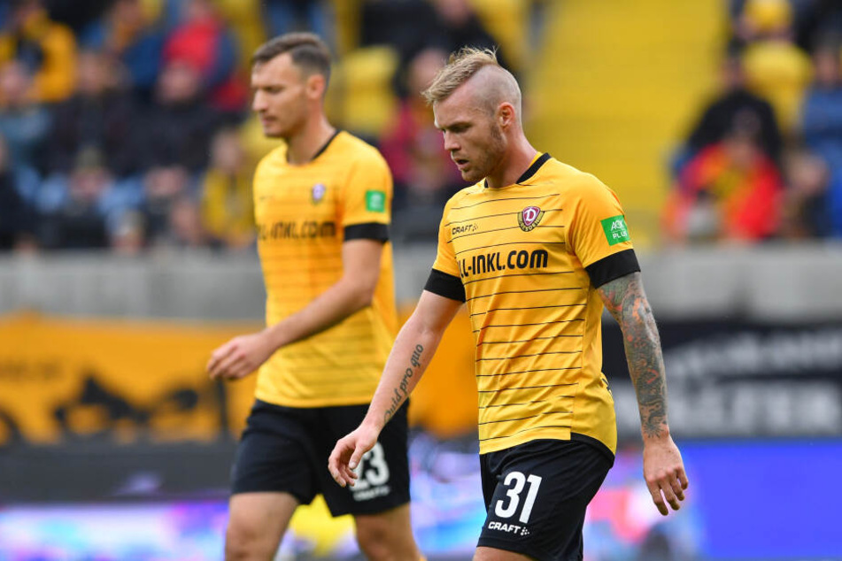 Enttäuschte Gesichter bei Dynamo: Florian Ballas (links) und Brian Hamalainen.