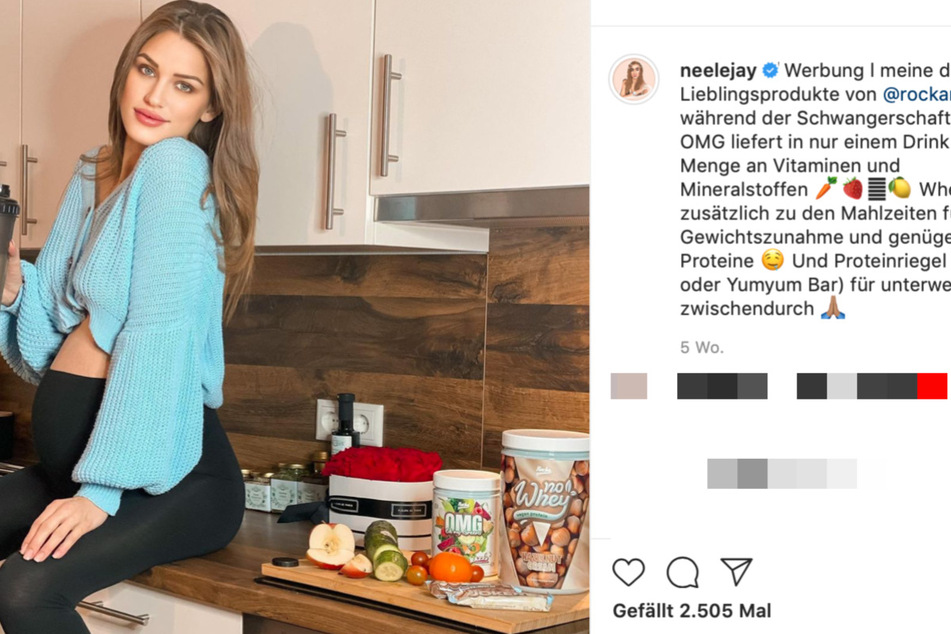 Neele Bronst (24) macht Werbung auf Instagram.