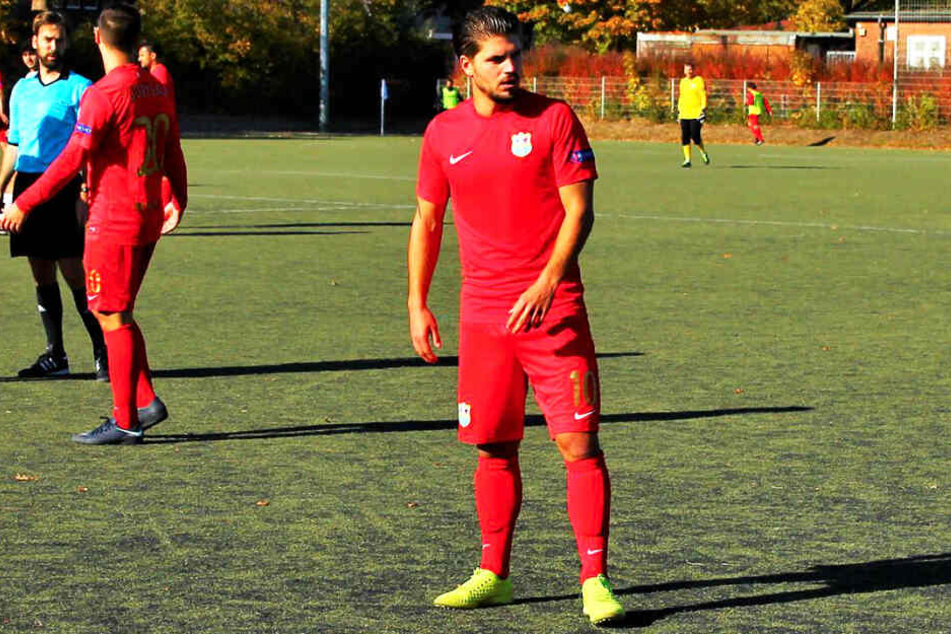 Lennart Hartmann, hier im Trikot von Berlin United, spielt mittlerweile in der siebtklassigen Berliner Landesliga beim BFC Preußen.