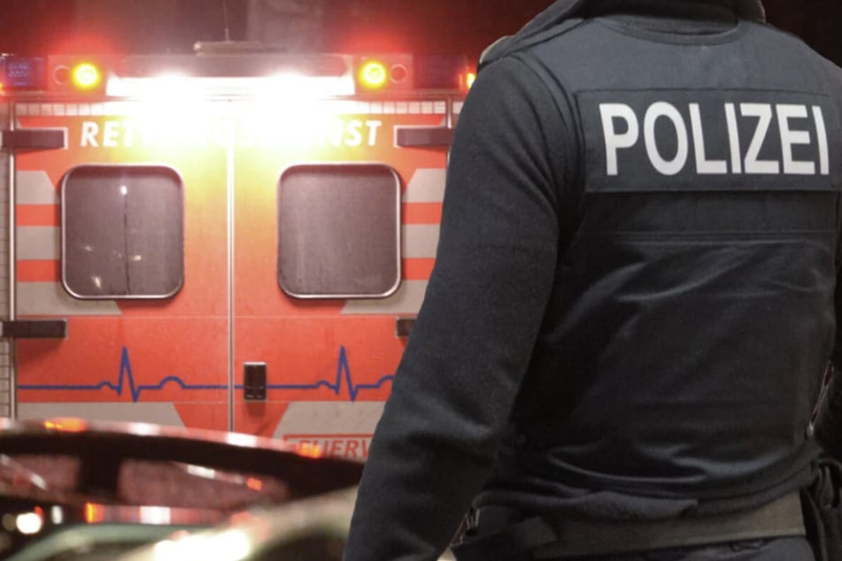 Die Rettungskräfte kümmerten sich um den verletzten Anwohner, die Polizei hat die Ermittlungen aufgenommen. (Symbolfoto)