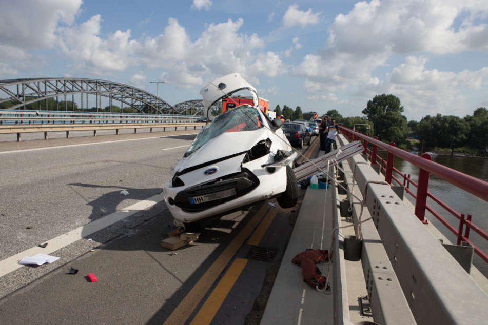 Bild von der Unfallstelle.