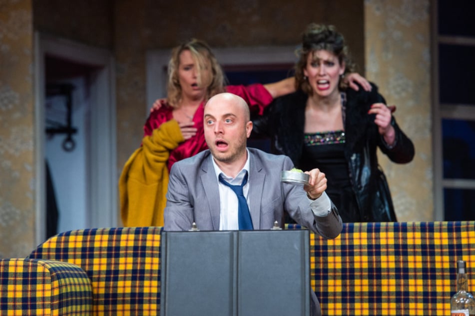 V.l.: Magda Decker (Jean Perkins), Patrick Berg (Henry Perkins), Andrea Zwicky (Betty Johnson).