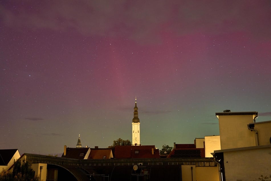 Auch in Zittau war das besondere Leuchten zu sehen.