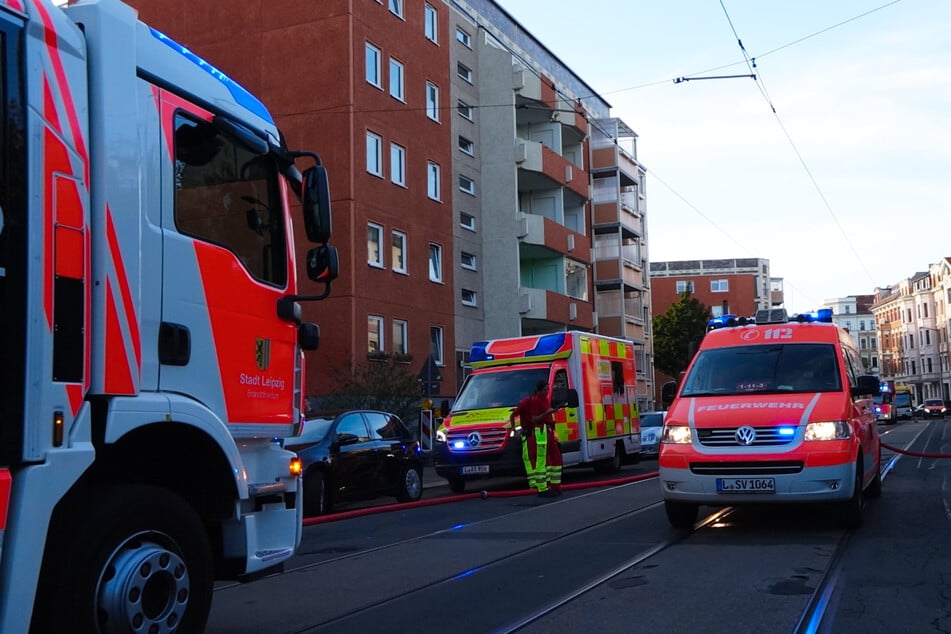 Am frühen Abend brach der Brand in der Kohlgartenstraße aus.