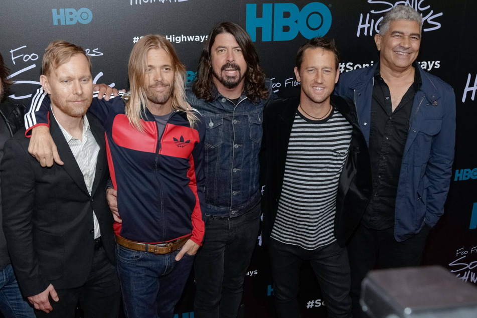 The Foo Fighters have canceled their worldwide 2022 tour after drummer Taylor Hawkins' (2nd from l.) tragic death.