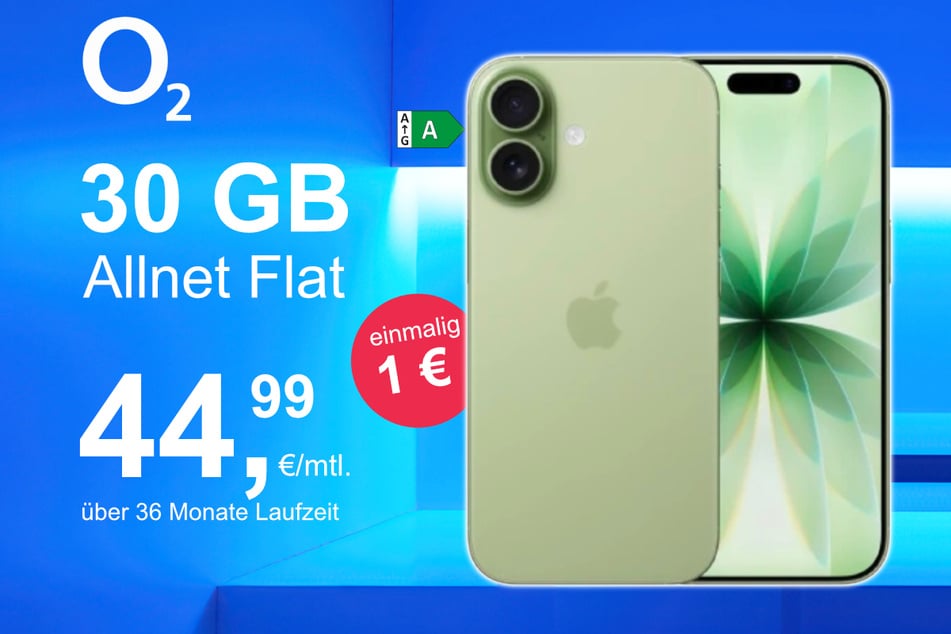 Das neue iPhone 17 inkl. 30 GB Datenvolumen für nur 1 Euro exklusiv bei o2.