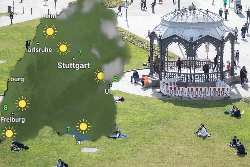 Was für ein Aprilwetter! Sonne und Wärme, dann sogar Schnee