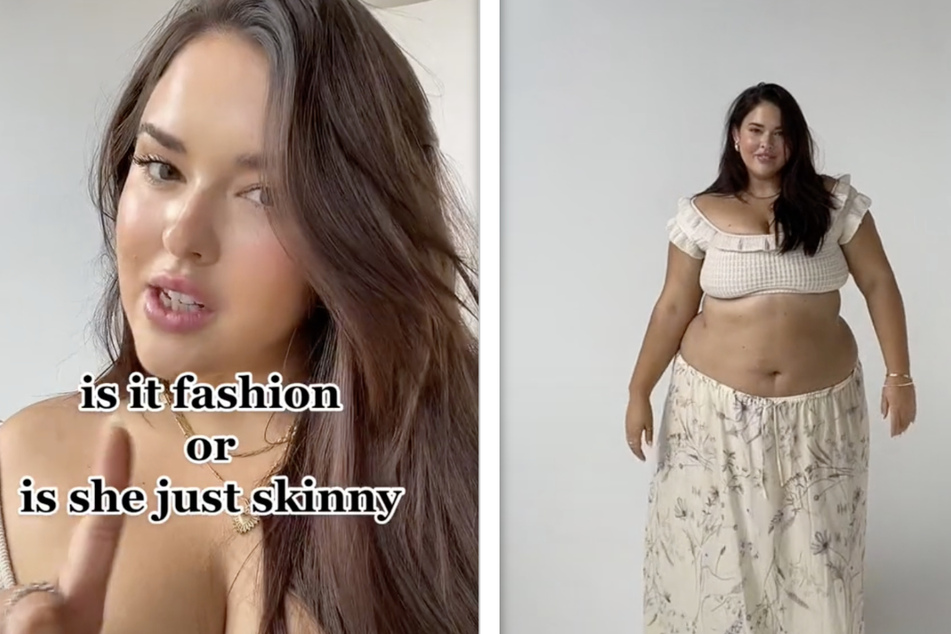 "Ist das Mode oder ist sie dünn?" TikTokerin zeigt Trends an größeren Körpern