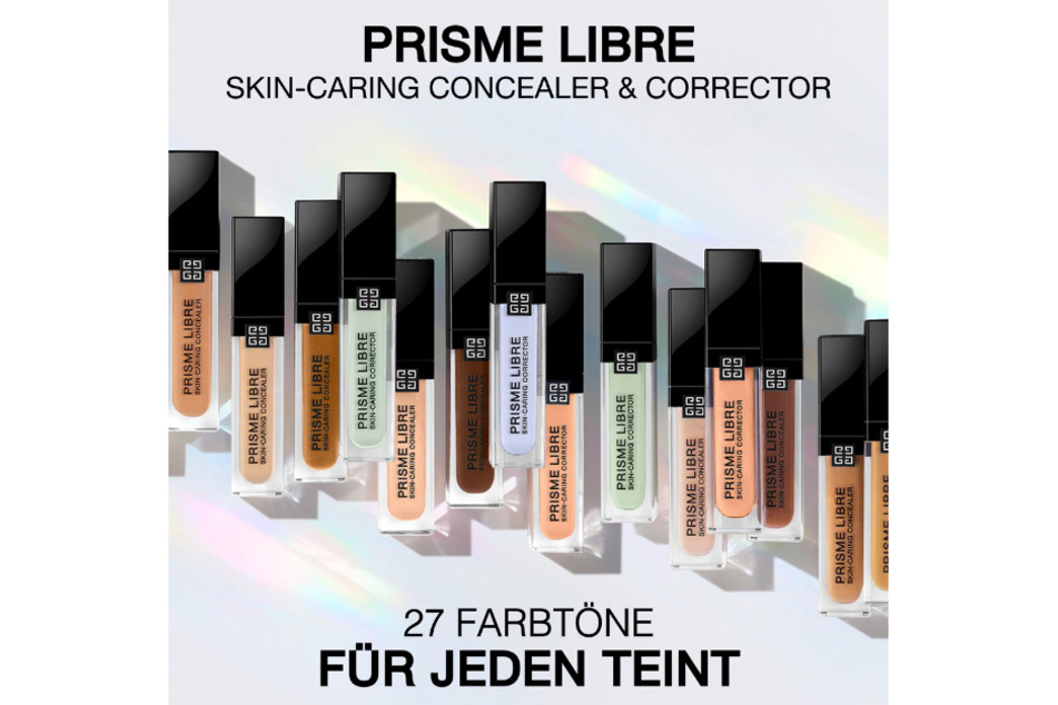 Den Prisme Libre Skin-Caring Corrector gibt es in den verschiedensten Farben.