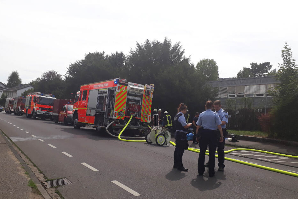 Die Bonner Berufsfeuerwehr konnte ein Übergreifen der Flammen auf andere Gebäudeteile verhindern.