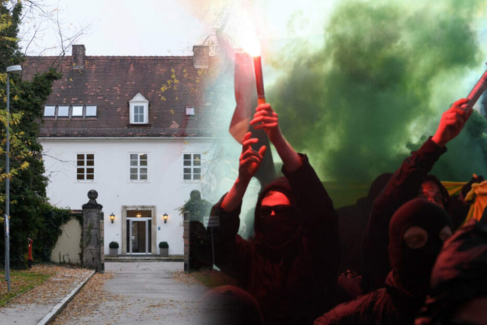 Am 1. Mai ziehen Demonstranten wieder durch Berlin-Grunewald. (Symbolbild/Montage)