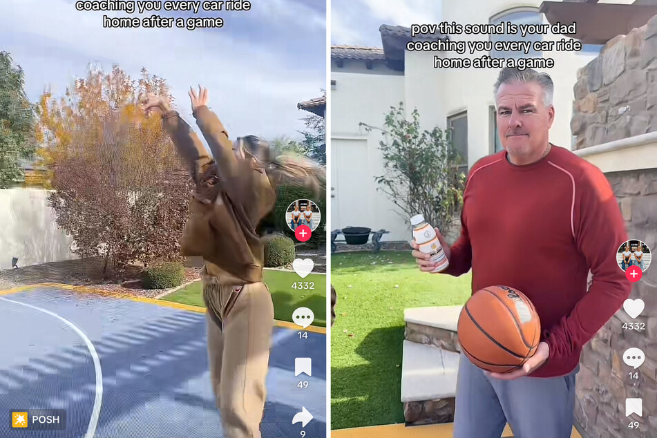 TCU basketball player Haley Cavinder spilled the beans on her dad's top-secret training tips in a viral TikTok, and it's pure gold!