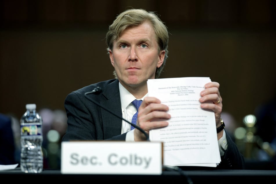 Under Secretary of Defense for Policy Elbridge Colby testified before the Senate Armed Services Committee on Tuesday.