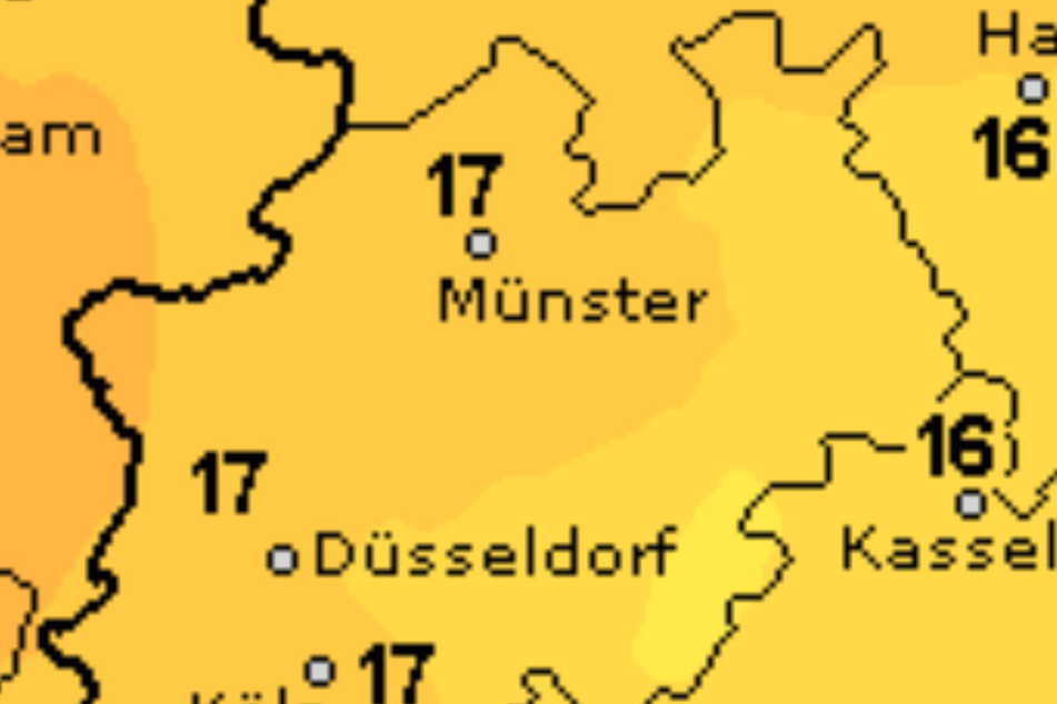 Die Temperaturen werden an den kommenden Tagen nicht über 17 Grad hinausgehen.