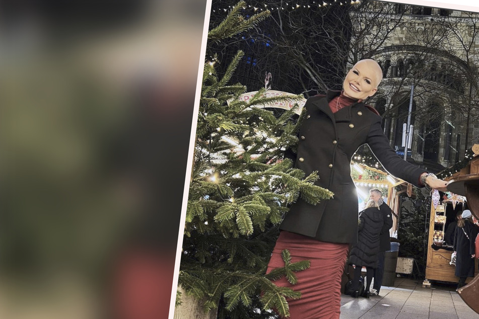 "Kommt mir jetzt bloß nicht mit 'Wo ist die Maske?'": Melanie Müller besucht Weihnachtsmarkt
