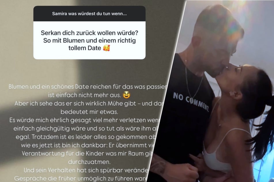 Ein Follower fragte, wie Samira reagieren würde, wenn Serkan die Ehe der beiden zurückmöchte.
