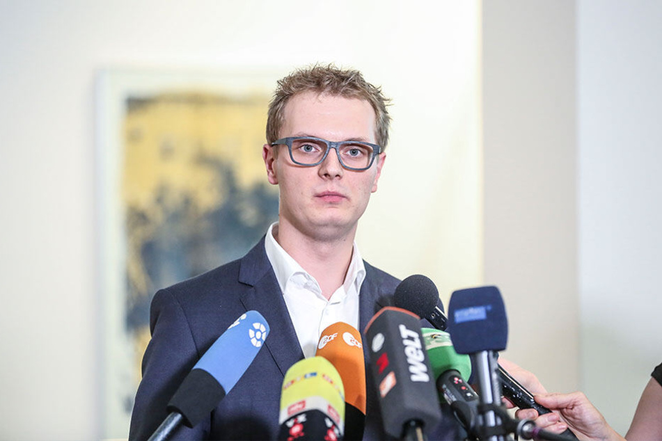 Landtagsabgeordneter Valentin Lippmann (28, Grüne) hält die Kameraüberwachung während Demonstrationen für einem schamlosen Rechtsbruch.