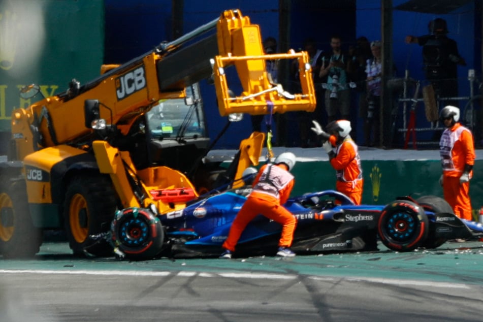 Alexander Albon (27) hatte früher Feierabend als geplant.