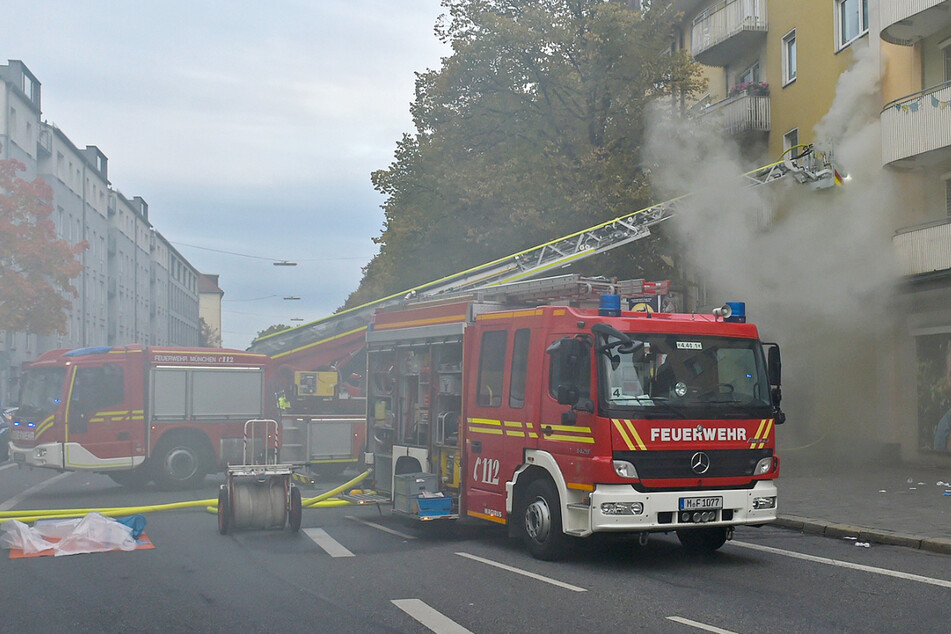 Bei dem Wohnungsbrand in Schwabing-West wurde ein 65 Jahre alter Mann tödlich verletzt.