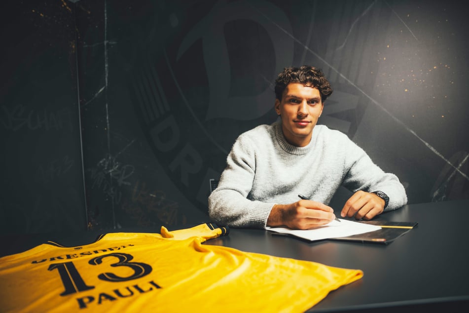 Julian Pauli (20) kommt für ein Jahr auf Leihbasis nach Dresden.