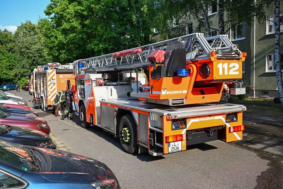 Die Feuerwehr löschte den Brand.