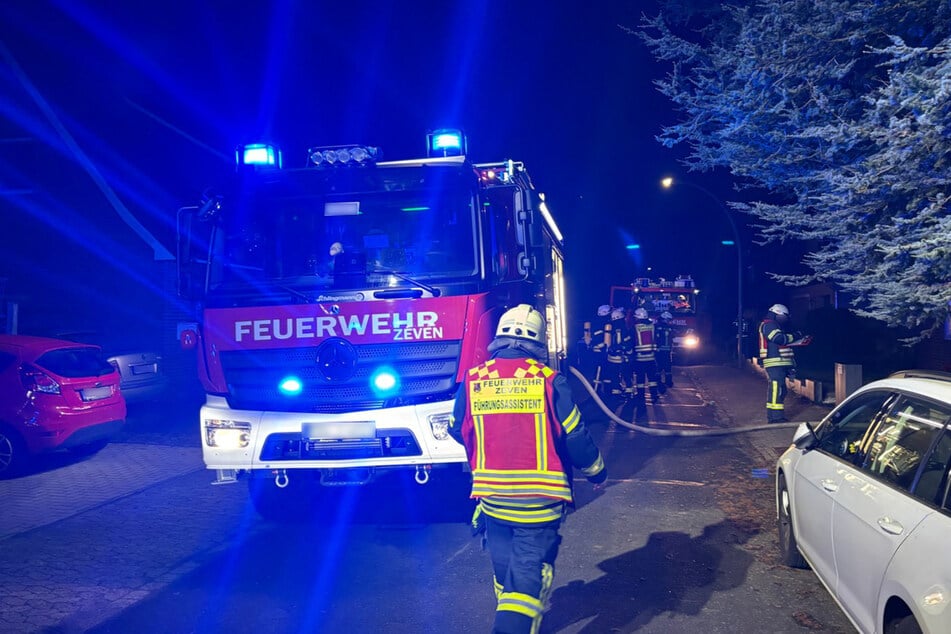 Insgesamt waren vier Feuerwehren im Einsatz.