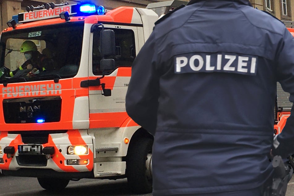 Wohnhaus-Einbruch in Offenbach am Main: Neben der Polizei musste auch die Feuerwehr anrücken. (Symbolbild)