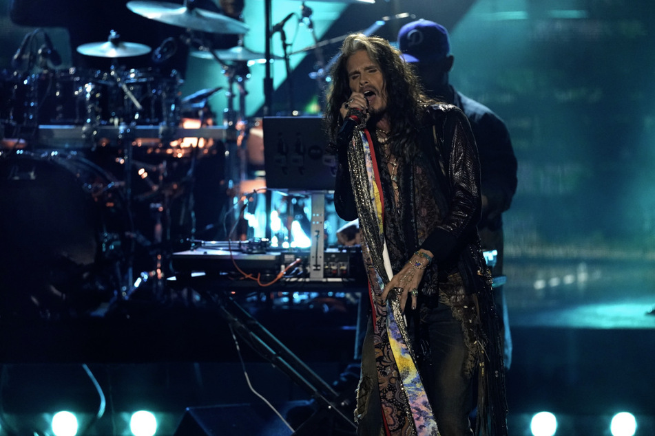 Steven Tyler (74) während eines Auftritts mit seiner Band Aerosmith im November 2022 in Los Angeles.