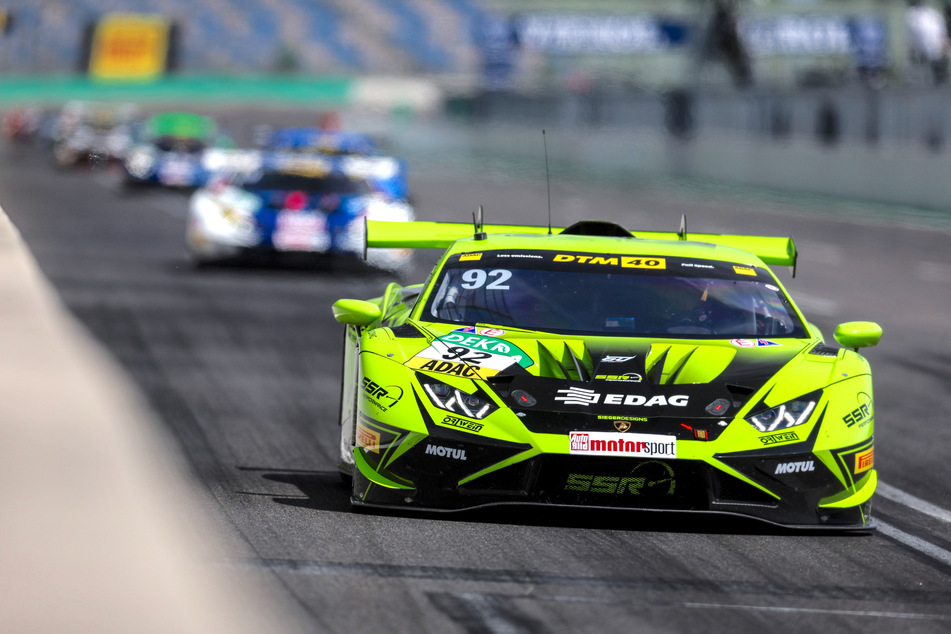 Bortolotti ist in seinem Lamborghini im Titelrennen voll dabei.