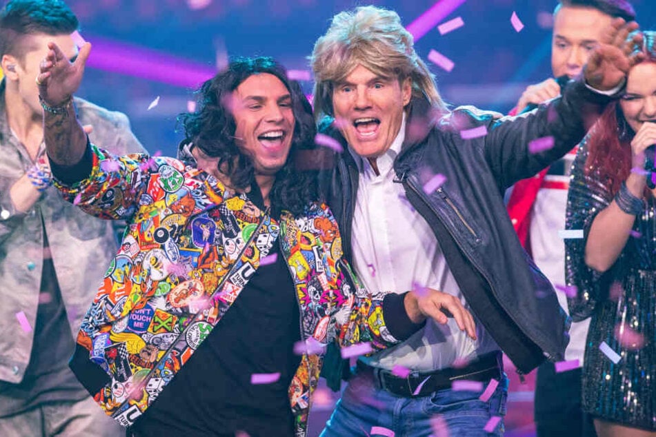 DSDS: Was machen Pietro und Dieter Bohlen hier auf der Bühne?