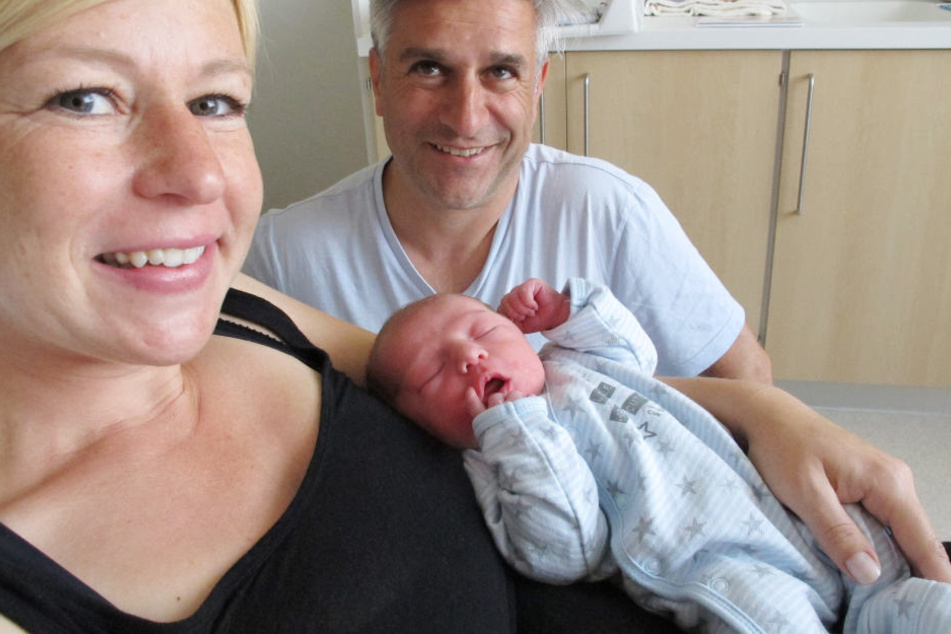 Mutter Sonja Wahl-Helbing (37) und Vater Andreas Wahl (54) freuen sich über ihr zweites Kind.