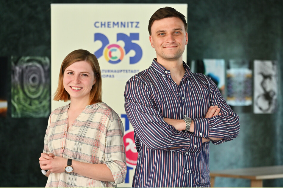 Julia Palarz und Christian Knaack vom "Team Generation" der Kulturhauptstadt GmbH arbeiten an Konzepten für Kinder und Jugendliche, aber auch für Senioren.