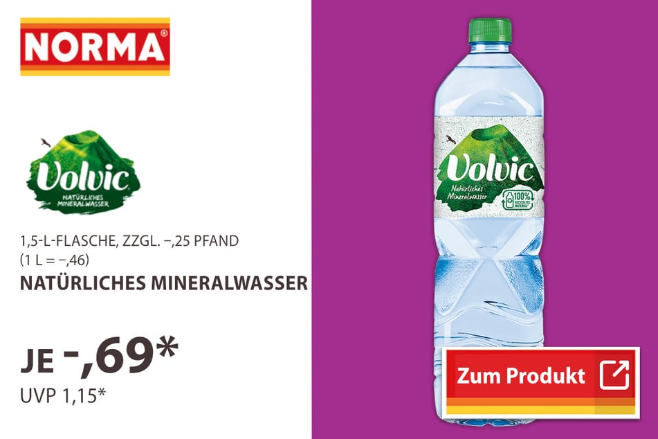 Volvic Mineralwasser