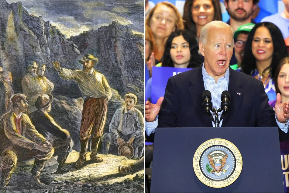 Biden claims his relative was accused of being a murderous coal miner: "He's a Molly Maguire!"