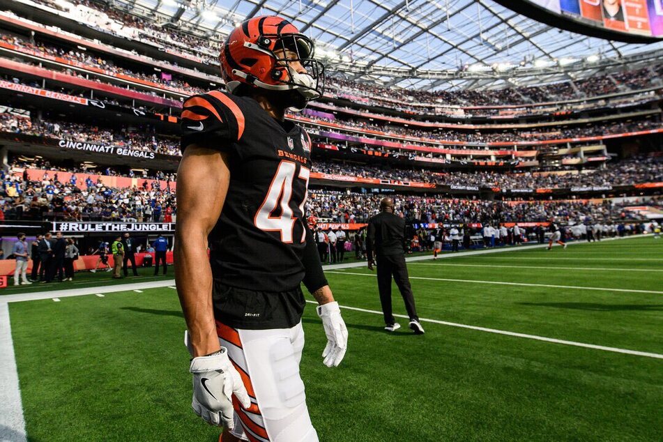 Keandre Jones #47 of the Cincinnati Bengals during a home game in the Paycor Stadium in Cincinnati, Ohio.