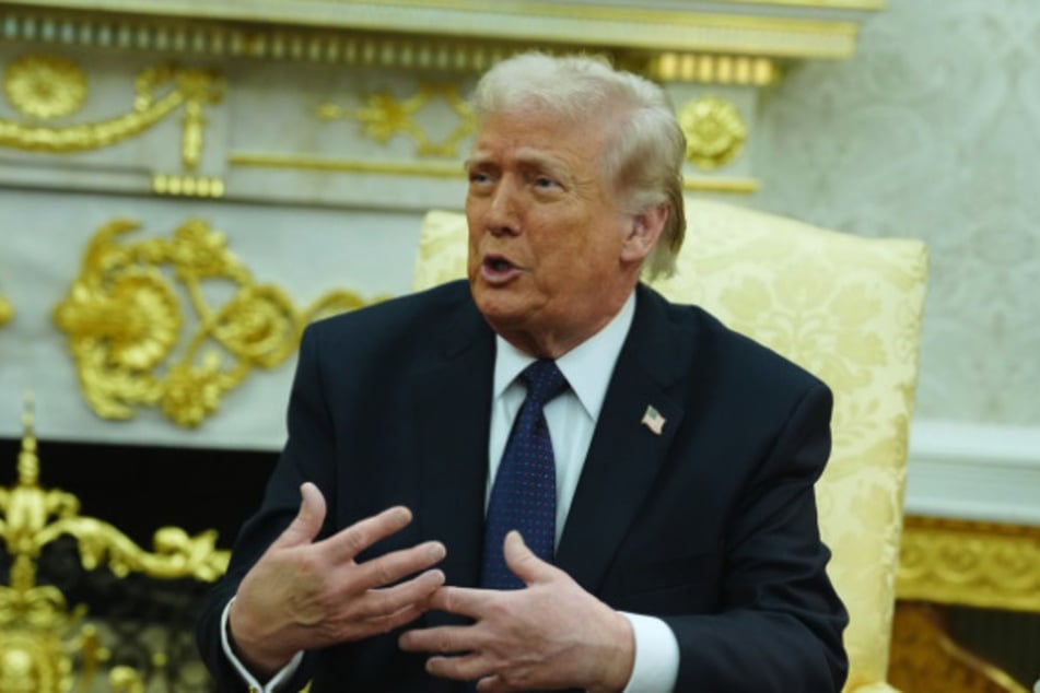 Donald Trump spricht von Schutz.