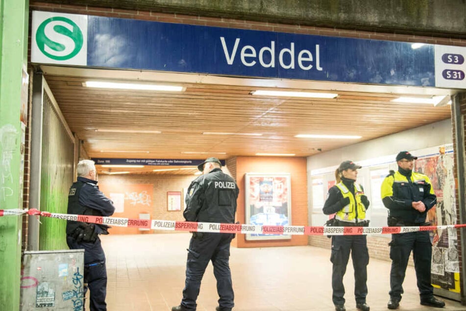 Die Tat geschah am S-Bahnhof Veddel in Hamburgs Süden.