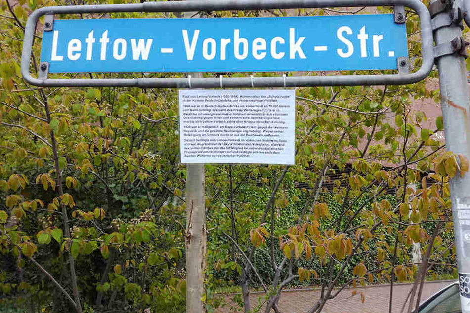 Der Name in Bünde sorgte für Verwunderung, denn Lettow Vorbeck war aktiver Nazi.