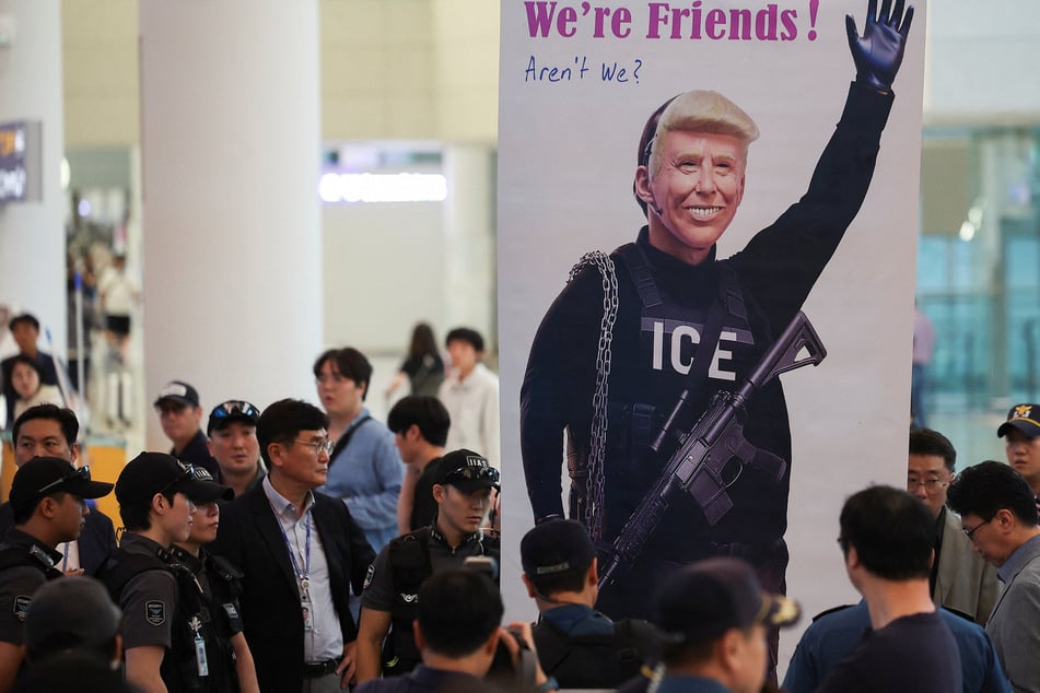 South Korea's government said it was looking into potential human rights violations after hundreds of South Korean workers were detained in an immigration raid in Georgia.