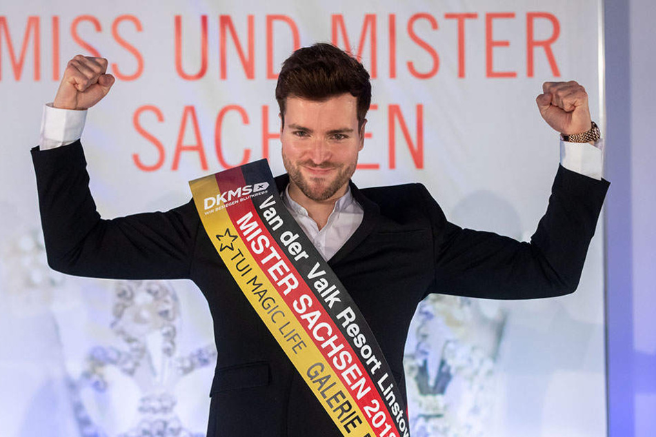 Tobias Ritter (28) ist seit dem gestrigen Sonntag Mister Sachsen, kommt aus Leipzig und ist Industriekaufmann.