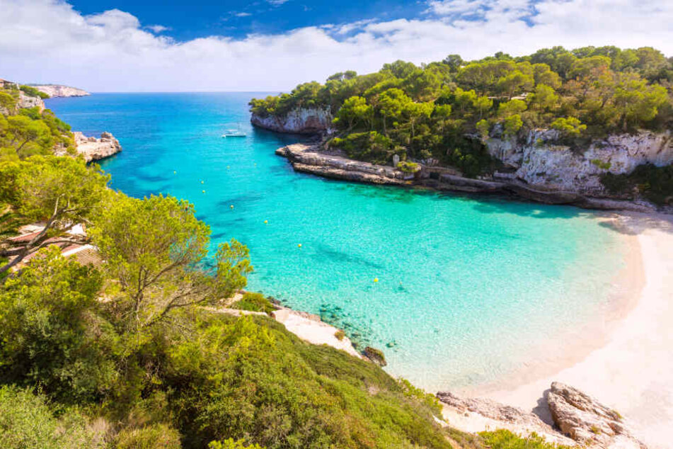 Eine Bucht auf der Urlaubsinsel Mallorca.