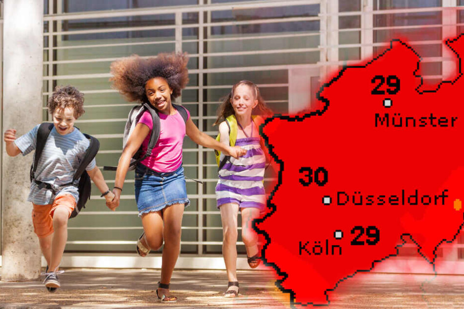In Nordrhein-Westfalen kehrt am Wochenende der Hochsommer zurück. (Symbolbild)
