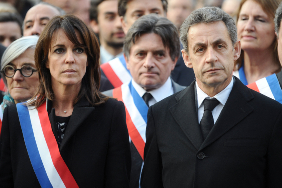 Laurence Arribagé (52, l.) 2015 auf einer Veranstaltung in Toulouse mit dem ehemaligen französischen Präsidenten Nicolas Sarkozy (68). (Archivfoto)
