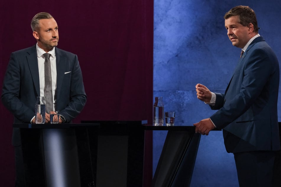 Wilder Schlagabtausch im Wahlduell: Schulze und Siegmund diskutieren vor Landtagswahl
