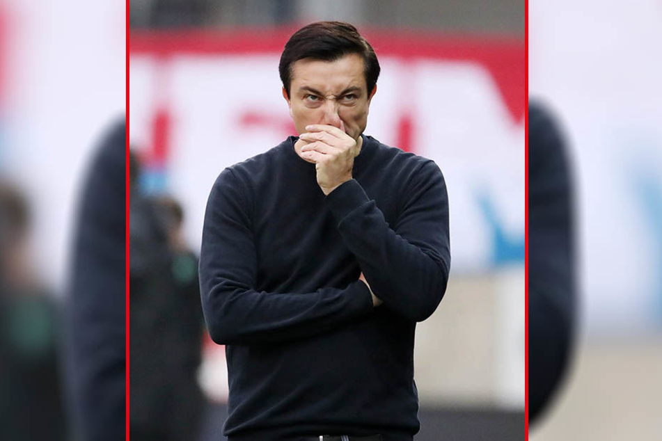 War mit seiner Offensive in Heidenheim unzufrieden: FCE-Trainer Daniel Meyer.