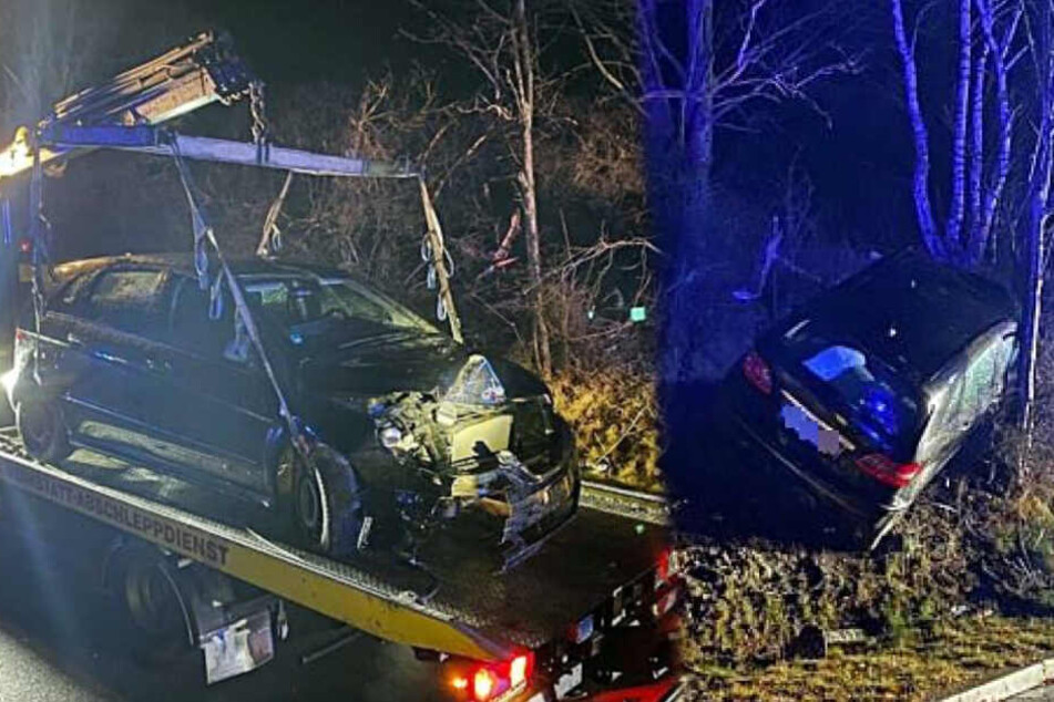 Der Mann verlor anscheinend die Kontrolle über den Wagen und wurde eingeklemmt.