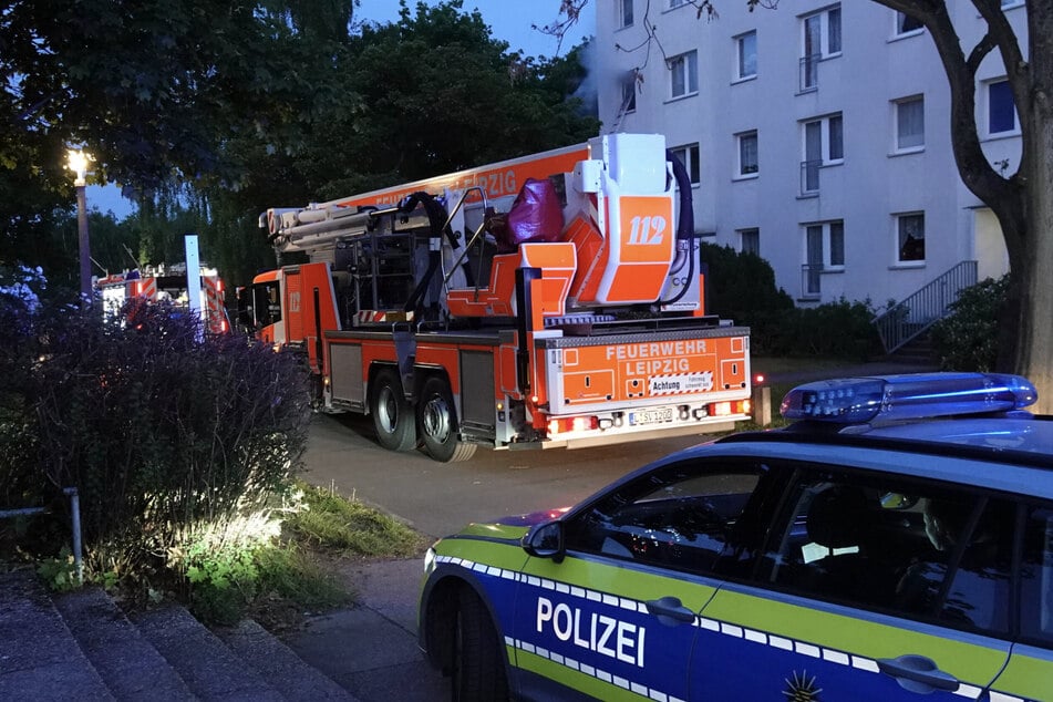 Feuerwehr und Polizei waren vor Ort.